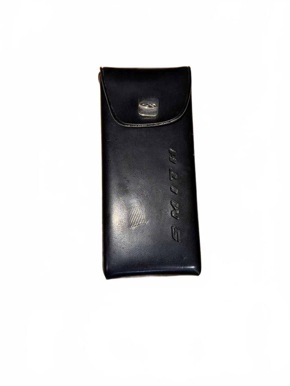 Smith Black Leather Sunglasses Case